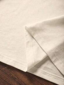 Women's Casual Short-Sleeve Crew Neck T-Shirt With Letter And Graphic Print For Summer, Made Of Pure Cotton. Women's T-Shirts, Women's Blouses, Casual Blouses For Ladies - 白色 2 - 查看 10