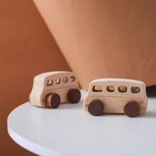 Ball Toy Car Bus Ball Slide Toy, Sightseeing Exploration Interactive Play, Transportation Recognition Early Education Enlightenment, Home Stress Relief Soothing Small Toy, Color And Shape Recognition - Multicolor - View 7