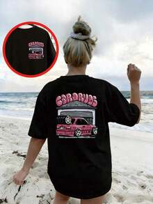Women T-Shirts - Black - View 3