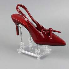 1/2/4pcs - Transparent Acrylic Shoe Display Rack, Sandal Display Stand, High Heel Shoe Organizer Rack, Suitable For Home, Shopping Mall - Clear - View 8