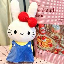 SANRIO 1件/2尺寸 兔子毛絨娃娃 45cm/17.72in 60cm/23.62in 可愛卡通柔軟毛絨娃娃枕頭 沙發靠墊 房間裝飾 女孩兒童青少年生日節日禮物 - 藍色 - 查看 8