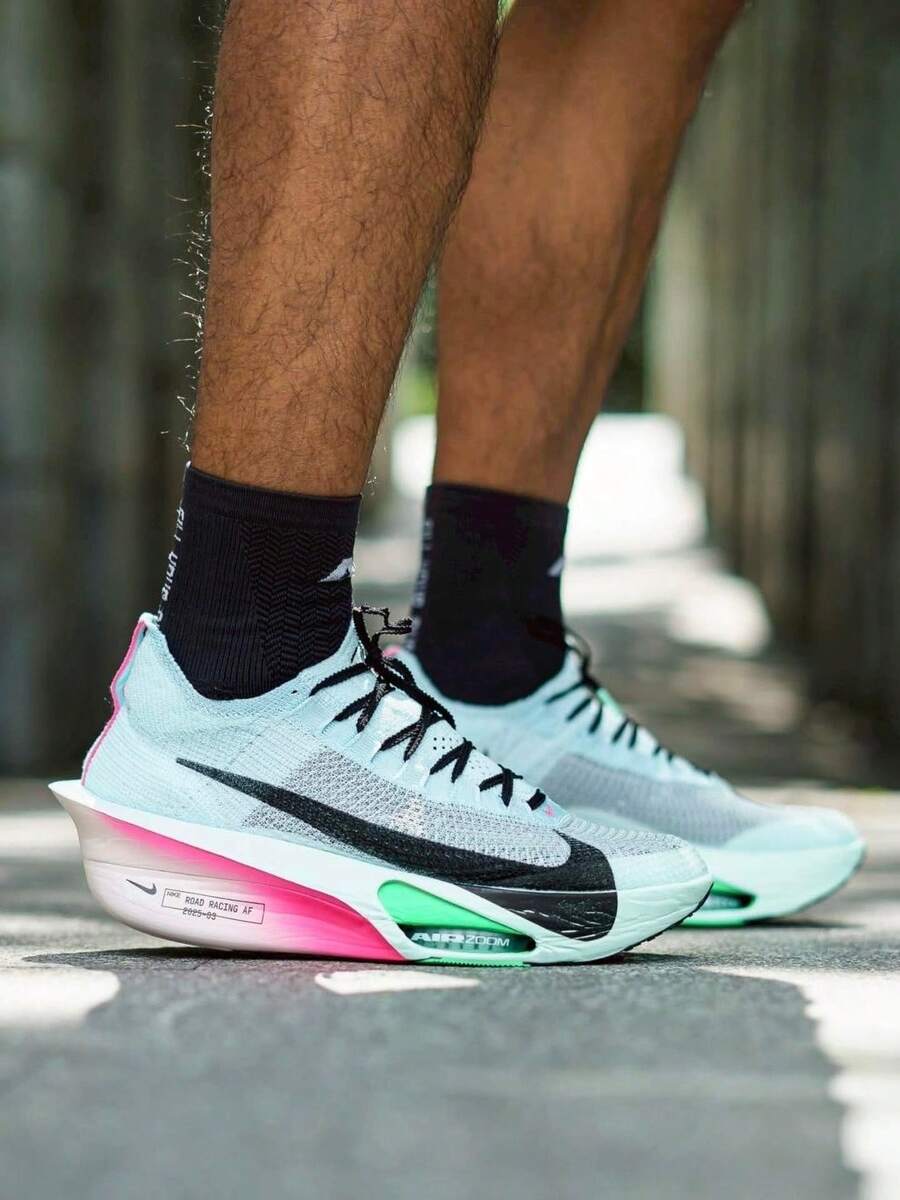 Nike Air Zoom Alphafly Next% 3 男款舒適百搭碳板低筒馬拉松競速跑步鞋藍綠色FD8311-400 - 藍綠色 - 查看 1