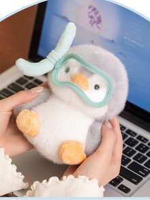 Cute Scented Animal Plush Doll Set, Soft Scented Stuffed Animal Dolls, Multiple Styles Including Elephant Rabbit Penguin Panda Duck Dog, Suitable For Home Decor - 彩色 - 查看 4