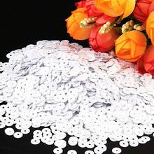 AB White & White Loose Sequin 3mm-30mm PVC Cup Flat Round Sequins Paillette For DIY Sewing Embroidery Wedding Jewelry Making Creative Projects Crafts Decoration - 20 Grams - View 36