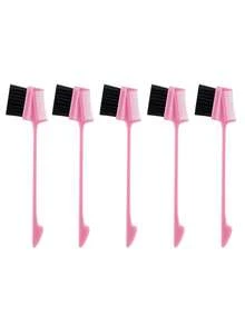 2pcs Edge Control Brushes, Suitable For Hair Edge And Eyebrow Styling In Women,Special For Real Hair Wigs - Multicolor - View 15