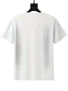 Women's Casual Loose Fit T-Shirt With Leo Zodiac Print, Ideal For Everyday Wear And Astrology Lovers - 白色 - 查看 4