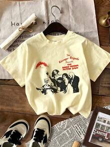 Women T-Shirts - Apricot - View 1