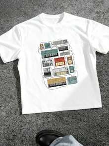Electronic Synthesizers For Musicians And Drum Machine -1 Breathable And Comfortable - White 4 - View 3