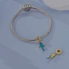 1 cái charm mạ vàng 18K bộ sưu tập sinh vật biển vintage mùa hè hình rùa, cá ngựa, sao biển, vỏ sò, cá voi, cá mập, hải cẩu, phù hợp cho vòng tay, dây chuyền, mặt dây, hạt làm trang sức DIY, lựa chọn lý tưởng cho phụ kiện trang sức hàng ngày của nữ - quà tặng du lịch ngày lễ - Vàng - Xem 3