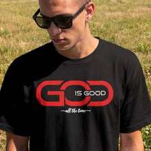 Camiseta "Dios es bueno todo el tiempo", camiseta de fe cristiana, camiseta religiosa, ropa cristiana inspiradora, regalo de fe - Negro - Ver 1