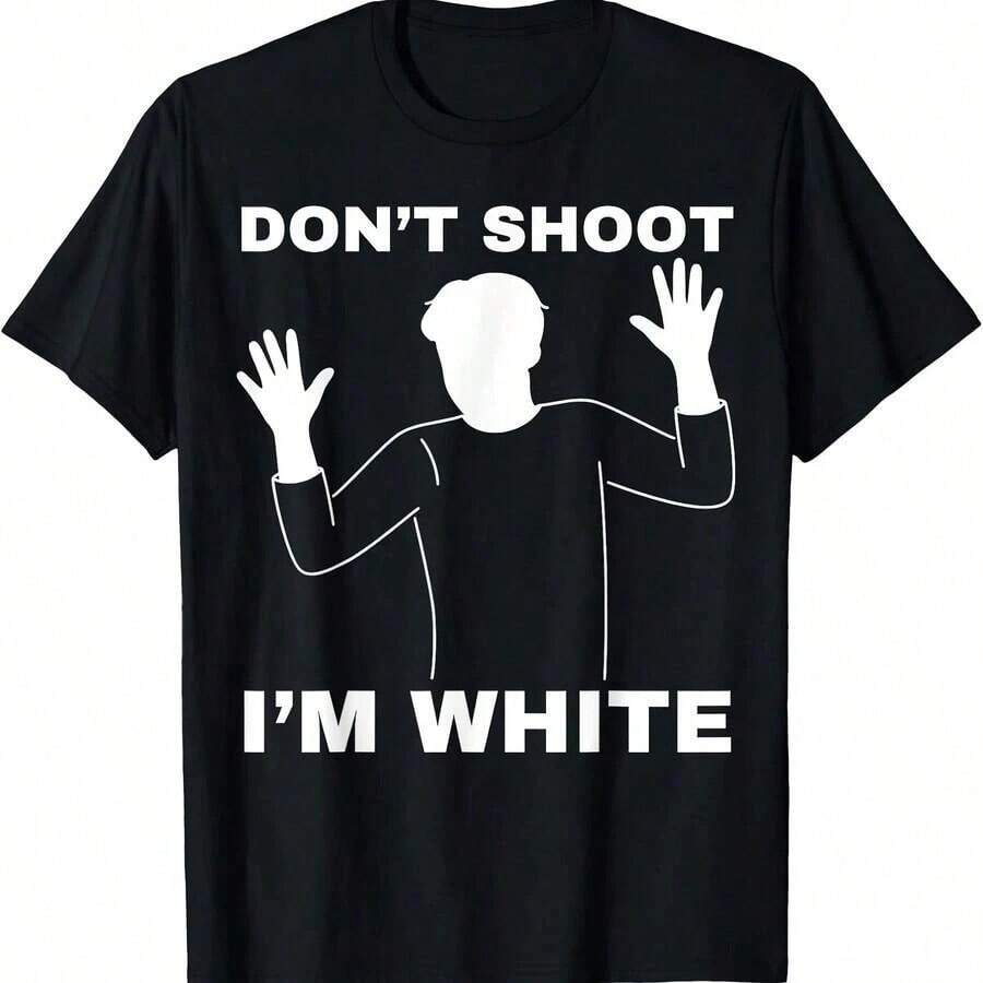 Don't Scare Me, I'm Easily Put In Groups, Funny And Embarrassing Meme, Adult T-Shirt - 黑色 5 - 查看 1
