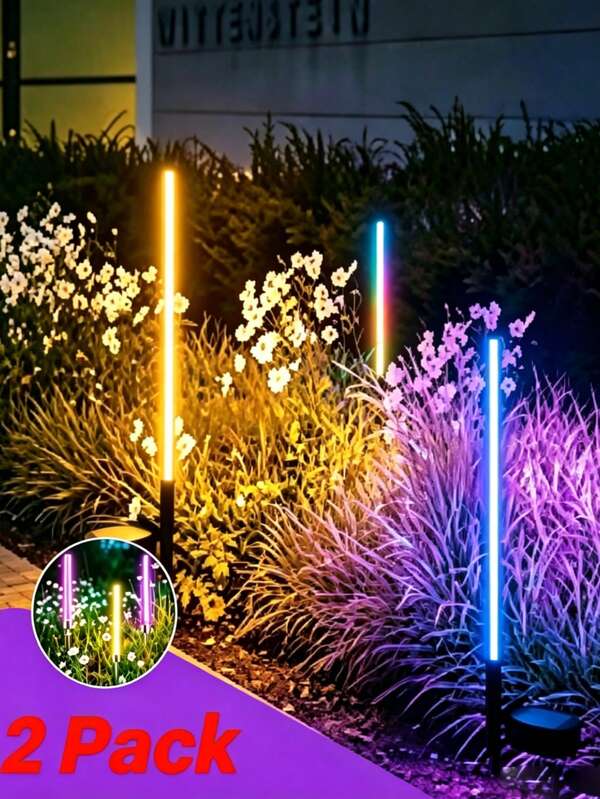 Solar Rattan Bubble Light, RGB Acrylic Garden/Park Landscape Light, Outdoor Solar Rattan Bubble Light, Multiple Color Changing Effects, Automatic Light Control, Suitable For Street And Garden
