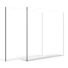 Lámina de acrílico Plexiglás, paquete de 2 láminas de plástico, 61 x 91 cm (24 x 36 pulgadas), 6 mm (1/4 de pulgada) de grosor, plástico transparente fundido, vidrio para proyectos de manualidades, vidrio de repuesto para marcos de fotos, exhibición DIY, fácil de cortar. - Acrílico transparente, 2 piezas, 24*36" - Ver 8
