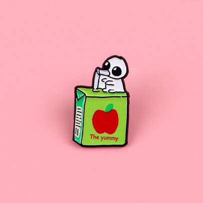 Cute Enamel Pin Lapel Pins Badges On Backpack Women's Brooch Zinc Alloy Clothes Gift Jewelry Fashion Accessories