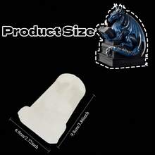 1pc Dragon Book Silicone Mold - Reusable, Easy Release Mold For DIY Candles, Resin, Plaster Crafts, Fantasy Medieval Decor & Gothic Home Accents - Mould - View 12