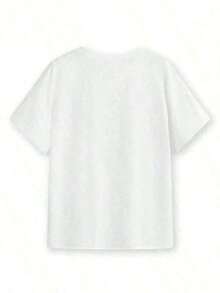 100% Pure Cotton, Breathable And Gentle On The Skin. Classic Crew Neck Design, Slim Fit, And Flattering For All Body Types. Fashionable Print With A Minimalist Style And High-Quality Finish. Unisex Design Perfect For Matching Outfits, Ideal For Everyday Wear, Dates, Leisure, And Streetwear – Versatile And Timeless. - 彩色 - 查看 2