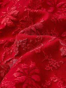 MEXSHEIN MOD Vestido de mujer de estilo palaciego vintage rojo, vestidos de verano para mujeres, vestidos de dama de honor, ropa de vuelta al colegioMEX GBNF - Rojo - Ver 7