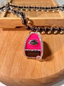 Contador digital con tachuelas de rhinestone, mini contador con pantalla en forma de anillo con reinicio de un solo botón, conteo silencioso, contador de rosario/cuentas portátil, contador de tally hecho a mano de ganchillo para estadísticas de flujo de personas - Multicolor - Ver 17