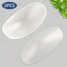 2件/組中性3D矽膠肩墊，可重複使用自黏式隱形肩部增強墊，適用於上衣、T恤、夾克和襯衫 - 多色的 - 查看 12