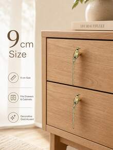 Núm tay nắm tủ bằng đồng hình chim, tay nắm ngăn kéo tráng men, tay nắm một lỗ, núm tay nắm tủ hình chim ác, 2 chiếc/cặp, tay nắm cửa tủ quần áo hình chim ác vàng sáng tạo, tay nắm cửa tủ rượu, tủ giày, tay nắm cửa ngăn kéo bằng kim loại sang trọng, tay nắm cửa tủ rượu, tủ giày, tay nắm cửa ngăn kéo. - Một cặp chim - Xem 7