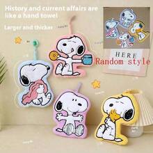 SNOOPY 1条小手帕，充满童趣。挂式设计，厚实柔软，吸水性强，适合在浴室和厨房擦手。[随机款式] - 彩色 - 查看 4