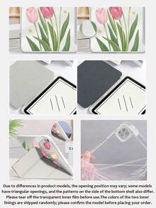 Ayotu Ốp lưng họa tiết hoa tulip hình phù thủy cho iPad A16, Air 8 (M4) 2026 (11 inch)/2026 (13 inch), Pro 13 12.9 11, Air 11 13, Mini, Air 11 inch, Kindle (thế hệ thứ 11 - ra mắt năm 2024), Kindle Paperwhite thế hệ thứ 12 năm 2024. - Nhiều màu - Xem 5