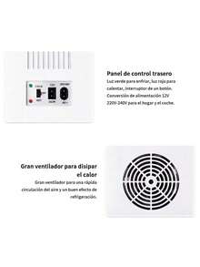 Refrigerador Pequeño Family Car De 12 Litros Con Puerta De C Ventilador de techo Ventilador de pie Air purifier Aire acondicionado Mini fan Washing machine - Tipo de Enchufe A USA (110-127V) - Ver 5