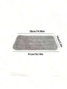 1pc/2pcs/3pcs Mop Cloth, Hands-Free Flat Mop, Slouchy Mop For Home Hardwood Floors, Suitable For Kitchen, Dining Room, Hotel, Easy To Use - Mop Cloth - View 6
