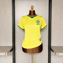 Brazil Women's Yellow Baby Look Shirt On , Check It Out For The 2026 World Cup! - CHỦ YẾU - Xem 2