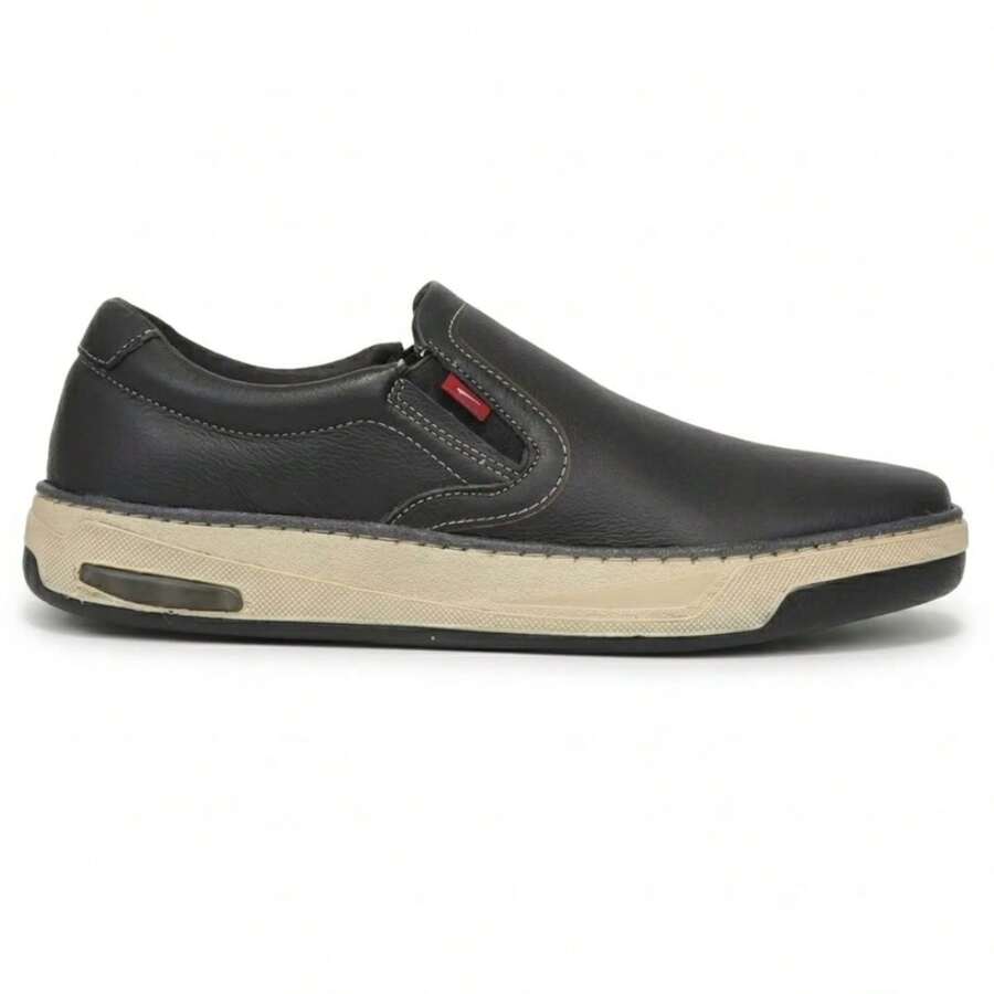 Men's Ferracini Plano Sneakers With Comfortable Zipper - màu đen - Xem 1