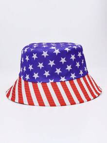 1pc Unisex Reversible Bucket Hat, UK Flag & Lion Print Sun Cap, Foldable UV Protection Beach Hat For 2026 World Cup & Music Festivals - Reversible Fisherman's Hat - View 10