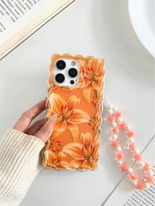 Ốp lưng điện thoại dày dặn, chống sốc, trong suốt, họa tiết hoa ly, có dây đeo cổ tay bện, tương thích với iPhone 17, 17 Pro, 17 Pro Max, 16/14, 15, XS, 7/8 Plus, XR, 7/8, SE2, Printed Max, và Apple 15 Pro, 14, 13, 12. Ốp lưng điện thoại chống sốc, thiết kế độc đáo, phủ toàn bộ bề mặt. - Nhiều màu - Xem 5