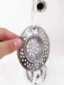Heavy Duty Stainless Steel Sink Strainer Plugs - Anti-Rust Metal Drain Protectors With Hair Catcher For Kitchen And Bathroom Sinks, Bathtub, Shower - Home Essentials Drain Cover Filter - A - View 1