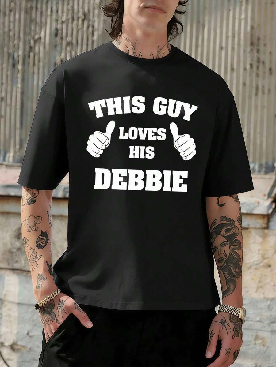 Camisetas de talla grande para hombre - Negro - Ver 1