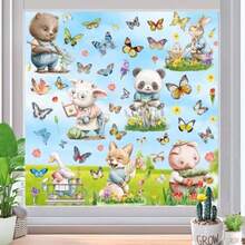 Window Stickers - 春の動物 - チェックする 3