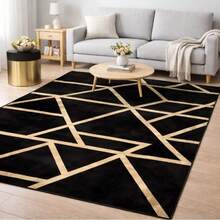 Casa Laura Enxovais Soft Flannel Rug In Modern Prints 2.00 X 1.50 - Various Colors - GOLDEN TRIANGLE - View 3