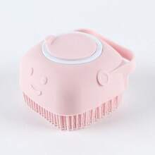 Bộ dụng cụ tắm cho thú cưng 2 món, gồm bàn chải gội đầu và bàn chải đánh răng, bàn chải tắm massage bằng silicon, găng tay massage tắm cho chó và mèo có ngăn chứa dầu gội, thích hợp làm dụng cụ chăm sóc lông cho chó và mèo. - Nhiều màu - Xem 13
