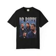 T-Shirt - The Pitt TV Show Dr. Robby Graphic T-Shirt - Retro Vintage Unisex T-Shirt EOUX ZWL9 - 白色 - 查看 2