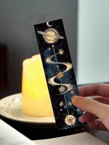 30pcs Mysterious Starry Sky Galaxy Bookmarks, Artistic Design For Books, Manuals, Party Favors - View 7
