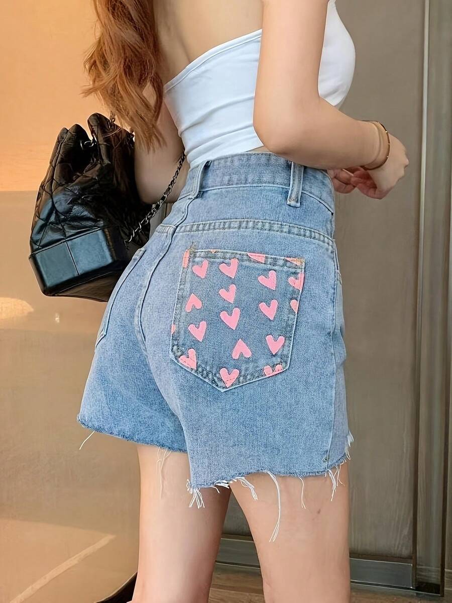 Women Shorts - Blue - View 1