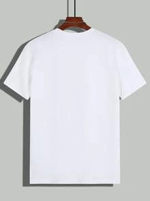 Camiseta Unisex Bordada con Diseño de Danza del León - Camiseta Tradicional China de Cuello Redondo, Ropa Casual Transpirable para Hombres y Mujeres, Ropa Lavable a Máquina para Actuaciones de Danza del León - Blanco - Ver 2