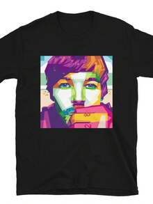 Camiseta Pop Art de Louis Tomlinson - Negro - Ver 1