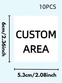1/10/20/30/60pcs Custom Temporary Stickers, Suitable For Birthdays, Weekend BBQs, Cocktail Parties, Christmas & Holiday Parties, Favorite Single Party Temporary Tattoos, Fade-Resistant, Personalized Gift, Wedding - Multicolor - View 11