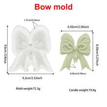 Zhonghui Mold Molde de Silicone em Forma de Flor e Borboleta 3D para Fabricação de Velas, Reutilizável, DIY, Aromaterapia, Sabão, Gesso, Resina Epóxi, Artesanato, Decoração para Casa - Borboleta - Visão 9