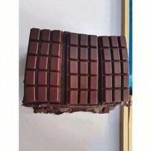 2/1pc Slow Rebound Chocolate-Shaped Squeeze Toy - A Realistic Food-Themed Sensory Stress Reliever For Adults. Made Of Thermoplastic Rubber, This Cute Chocolate Figurine Is Perfect For Collection. It Can Serve As Birthday Party Favors - Multicolor - View 6