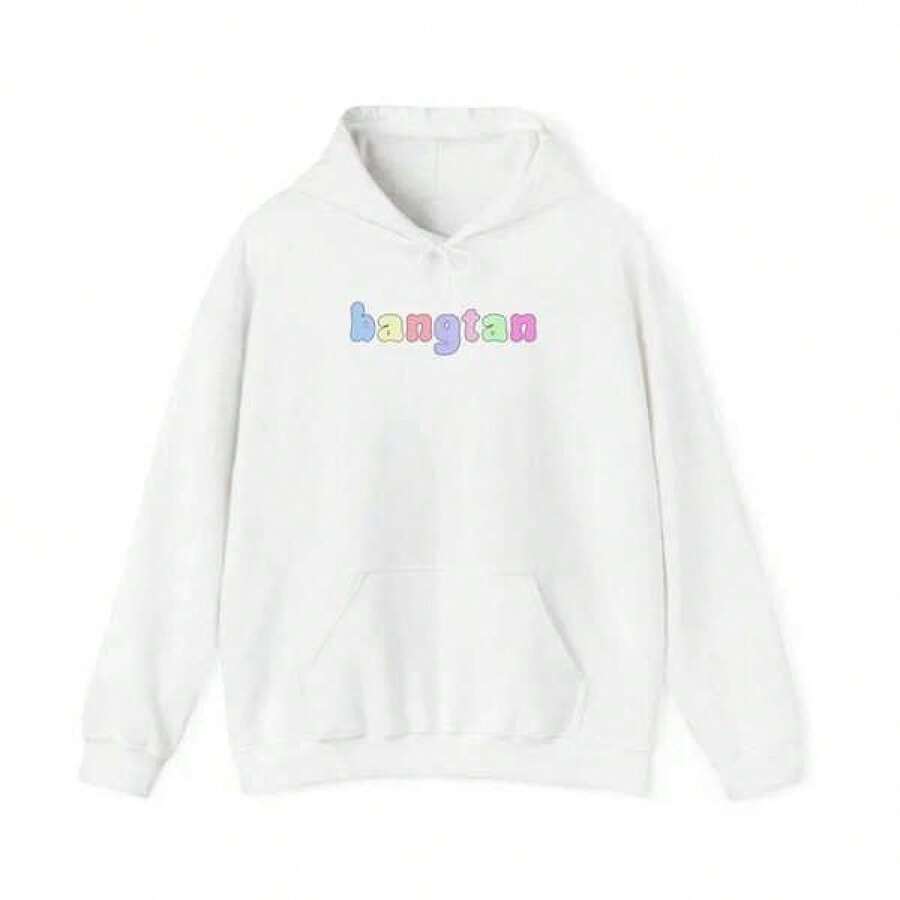 Pastel Bangtan Hoodie - Black - View 1