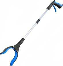 Pick Up Stick For Trash – 32" Magnetic Grabber Reacher Tool, Foldable Heavy Duty Gripper For Travel Essentials, Camping, Car Accessories, Blue - Blue - 查看 9
