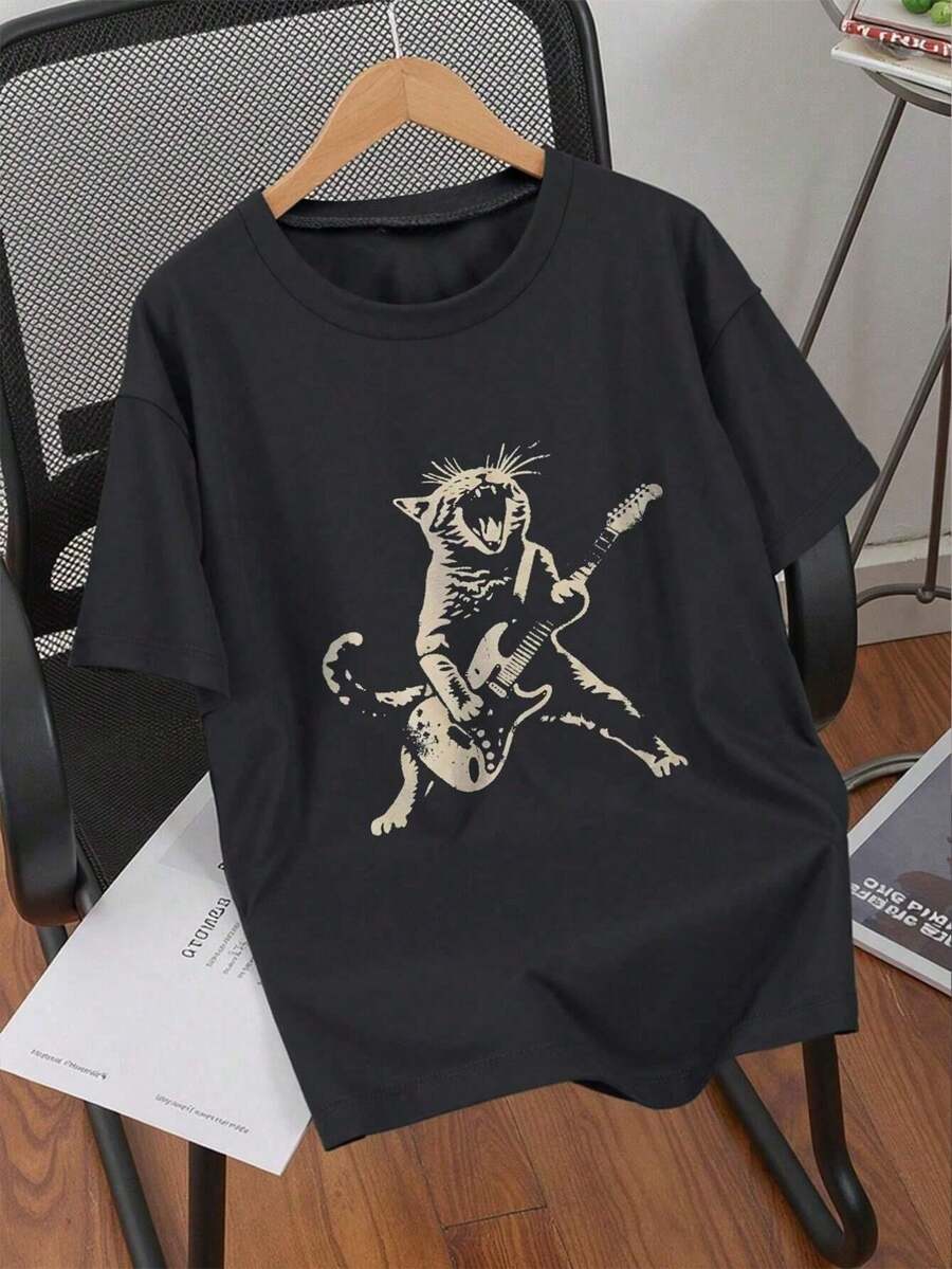 Women T-Shirts - 黑色 - 查看 1
