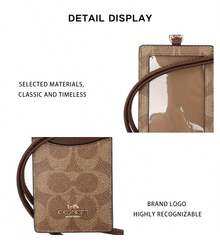 Coach Printed Women's Wallet Cardholder - 棕黃色/褐色 CZ285IMXHE - 查看 9