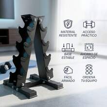 MUUK FITNESS Strength Training Dumbbell Rack - 4-level Support - View 7